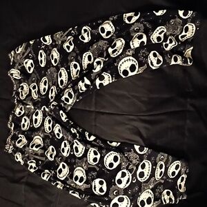 Disney Black and White Nightmare Before Christmas Pants